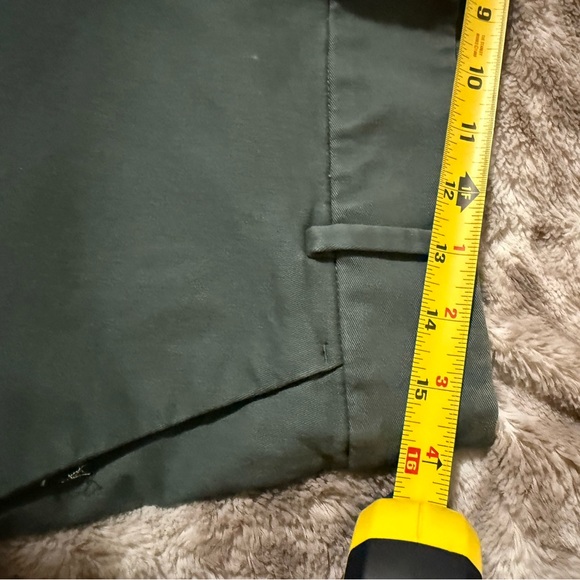 LOFT Green Bermuda Shorts Tailored Cotton Blend Size 4 - Picture 8 of 8